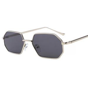 Gentleman Apparels Grey Heptagon Sunglasses